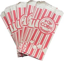 Paper Popcorn Bags for Parties, Carnivals, Movie Theaters 1oz Eco Friendly Kraft