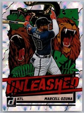 2021 Donruss #UNL11 Marcell Ozuna Unleashed Vector