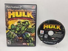 Incredible Hulk: Ultimate Destruction (Sony PS2, 2005)  No Manual - Tested Works