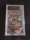 2015 POKEMON XY ROARING SKIES #61 M RAYQUAZA EX (PCG GRADE 8)