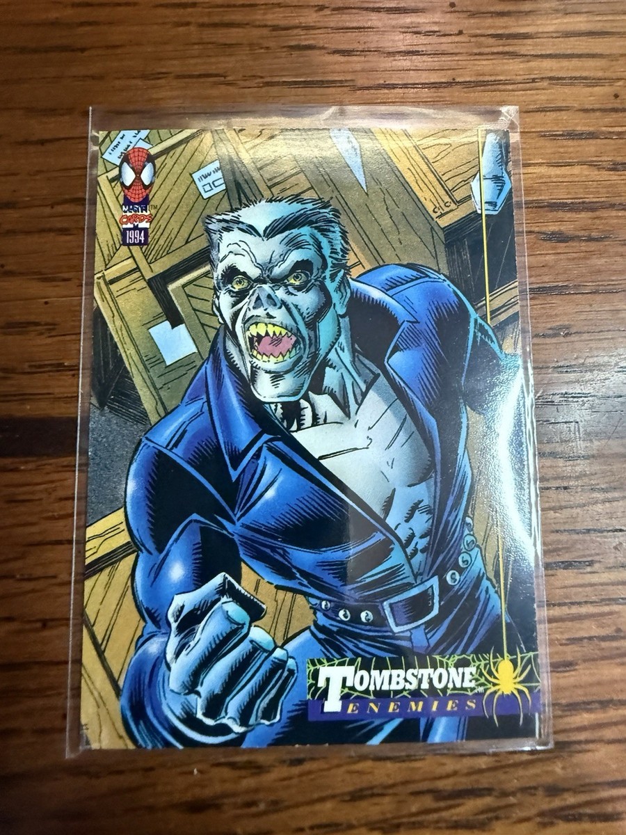1994 Fleer Marvel Spider-Man Card #36 Tombstone | eBay