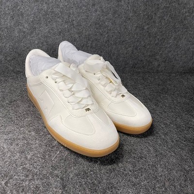 BIRDIES The Jay Leather Sneaker Women's Size 8 Off-White
