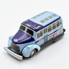 Kitahara Collection Tin Toy Museum Meiji Seika Mini Car Bus Vintage Japan #2