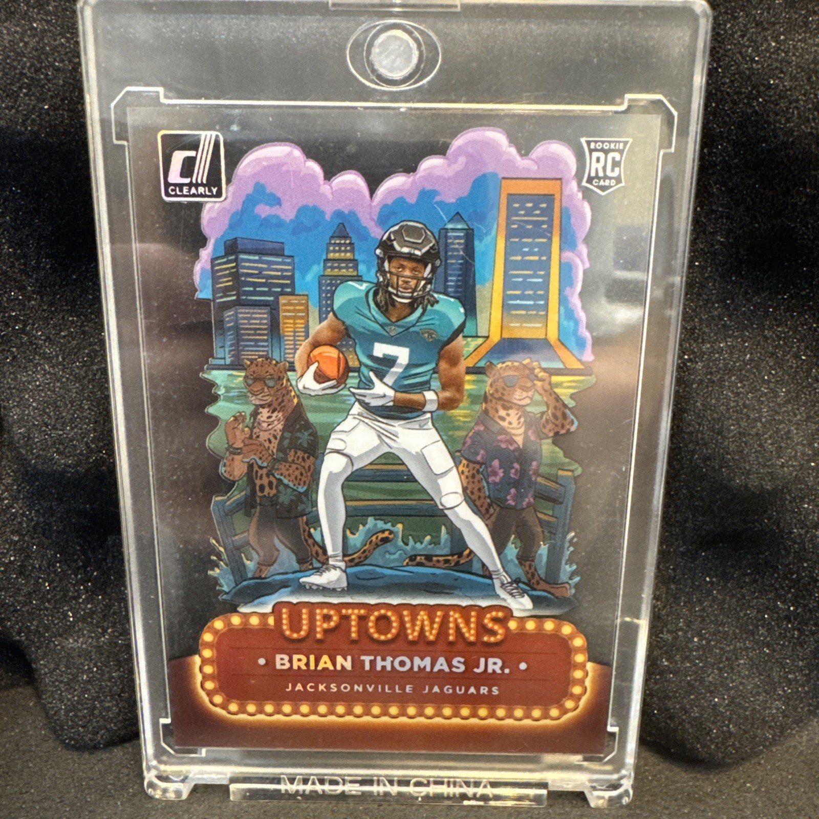 2024 Donruss Clearly Brian Thomas Jr Uptown case hit 