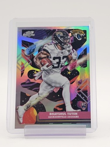 BHAYSHUL TUTEN 2025 TOPPS COSMIC CHROME REFRACTOR ROOKIE #147 JAGUARS Q0208