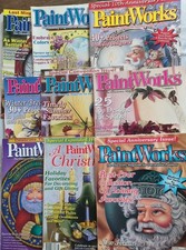 PaintWorks Tole Painting Magazines with Patterns Lot of 9