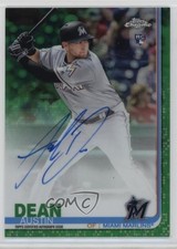 2019 Topps Chrome Rookie Green Refractor 15/99 Austin Dean #RA-AD Auto 1cx3
