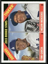 2015 Topps Heritage #288 2015 Rookie Stars (Yimi Garcia / Melvin Mercedes) 3E