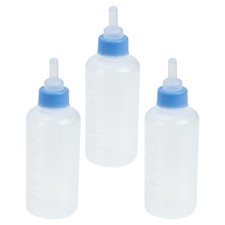 3 Pcs Puppy Cat Dog Nursing Bottles Silicone Pet Feeding Bottle Set