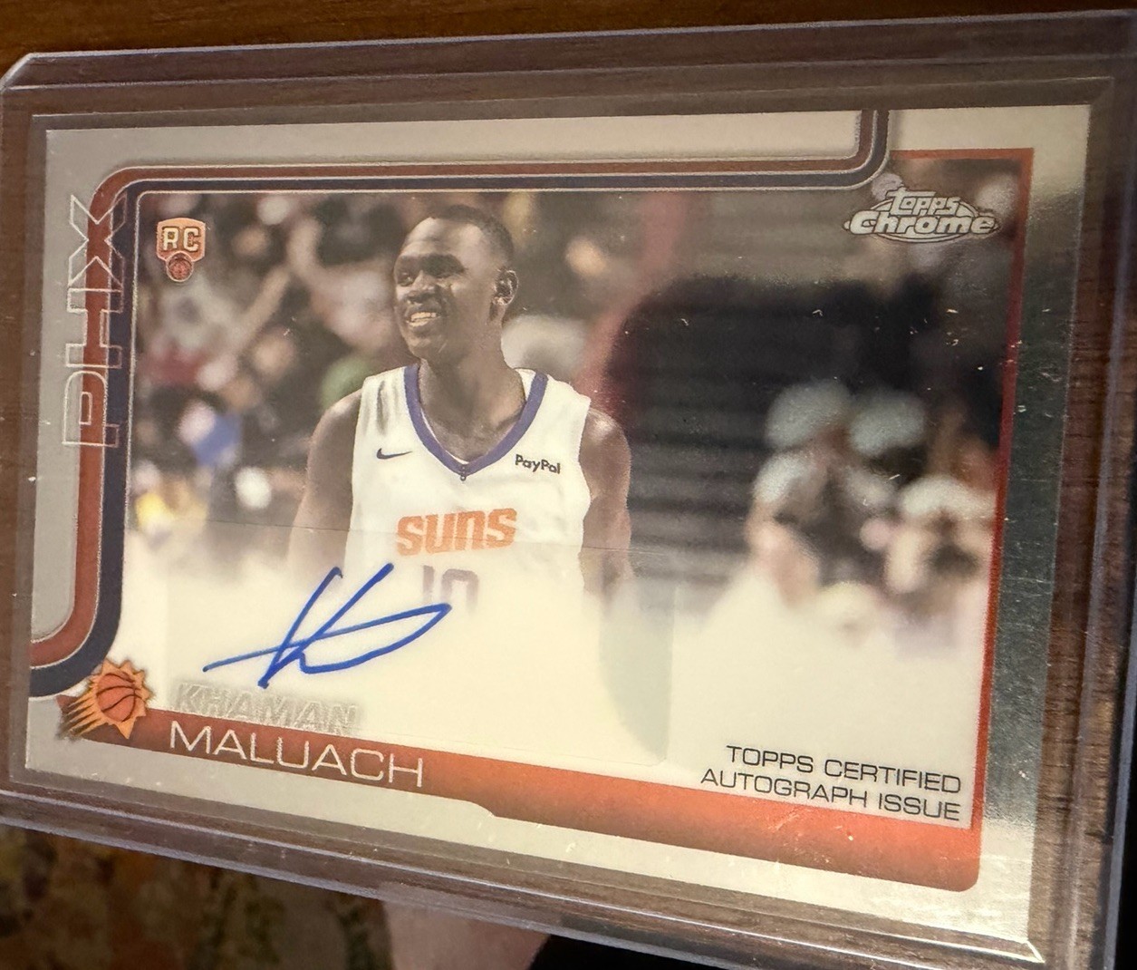 Khaman Maluach 2025-26 Topps Chrome Rookie Auto #TCAR-KM