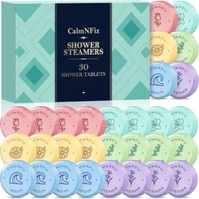 30 Pack Shower Steamers for Women Present Set,Shower Bath Bombs with 6 Scents