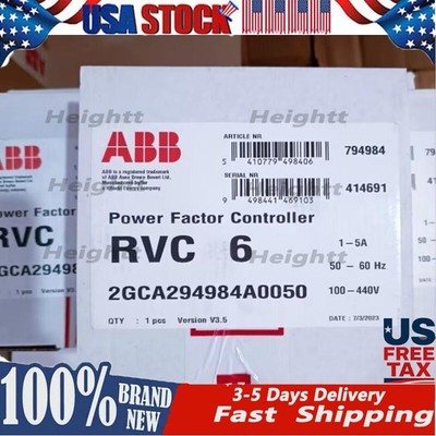 1PCS New ABB RVC-6 RVC6-1/5A Power Factor Controller In Box Brand