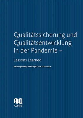 Qualitätssicherung und Qualitätsentwicklung in der Pandemie   Lessons Learned