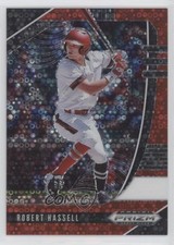 2020 Panini Prizm Draft Picks Red Donut Circle 33/99 Robert Hassell III 0o6v