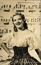 Actress Susanna Foster Original Vintage Real Photo Postcard RPPC