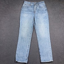 Madewell The Curvy Perfect Vintage Jean Women 28 Blue High Rise Straight Leg