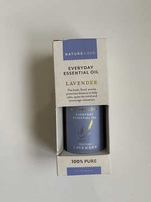 Nature Love Essential Oil Lavender 4fl. oz. New in Box