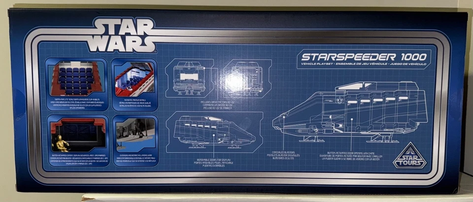 Star Wars Star Tours Limited Edition StarSpeeder 1000 Vehicle Play Set D23 2025 - Image 2 of 4