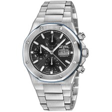 Orologio Gevril Kingsgate Uomo 47901B Svizzero Automatico ETA 7750 Cronografo Data