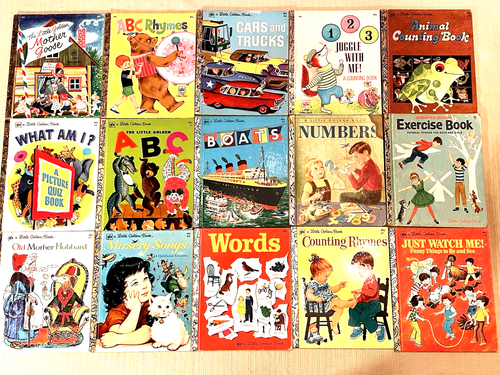 Goldene Bücher Konvolut (15) Kinderreime
