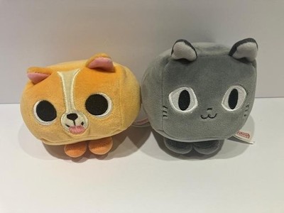 Pet Simulator X animal plush lot of 2 No Codes Cat Dog Stuffed Animals