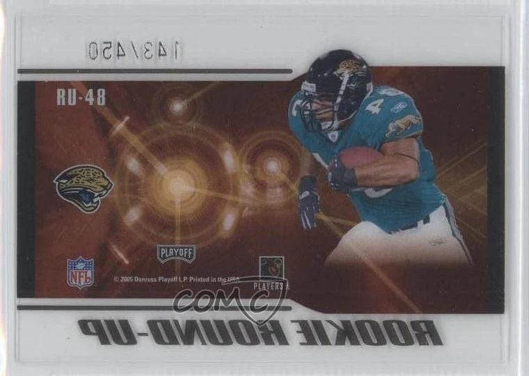 2005 Playoff Contenders Rookie Round-Up /450 Alvin Pearman #RU-48 RC - Image 2 of 2