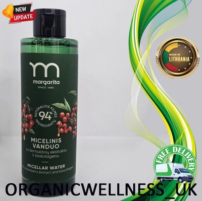 MARGARITA Mizellenwasser MAKE-UP ENTFERNER mit Rowan Extrakt 200ml. VEGAN FRIENDLY