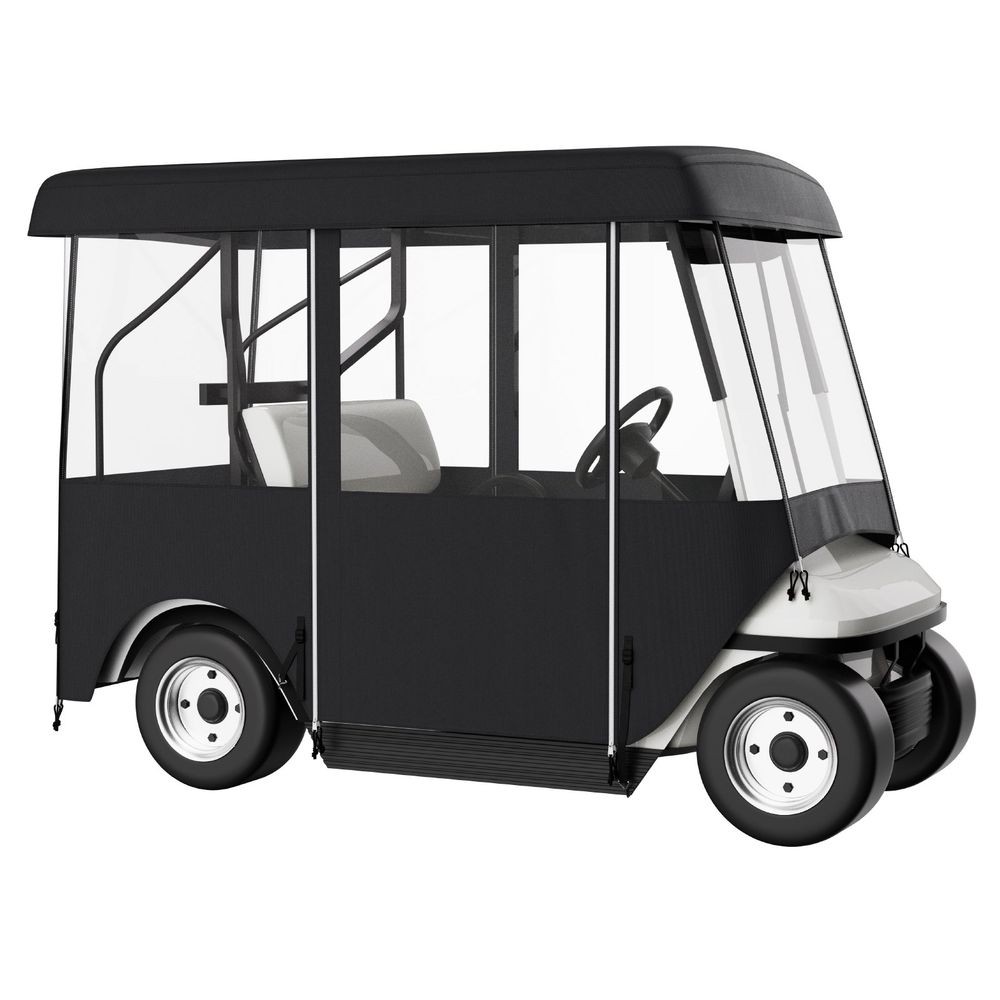 86" 4-Person Golf Cart Enclosure 300D Waterproof Fits EZGO C