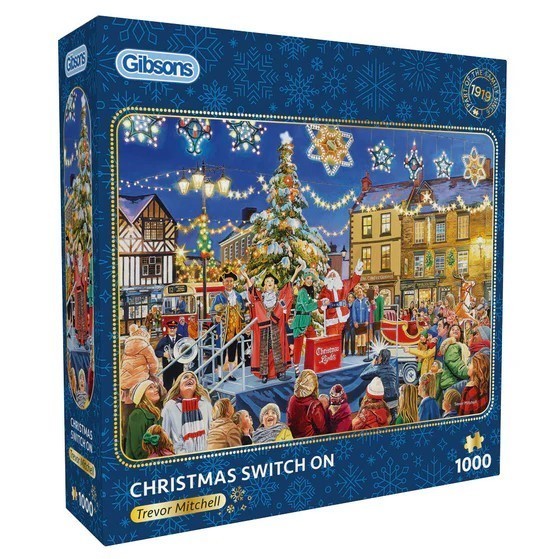 Gibsons Christmas Switch On 1000 Piece Jigsaw Puzzle Trevor Mitchell Festive