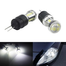 2PCS HP24W HPY24W G4 18 SMD LED White Side Indicator Daytime Running Light Bulbs