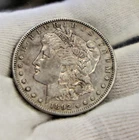 1892 S US Morgan Silver Dollar $1 XF+ (Cleaned, Retoned)
