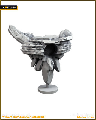 C27 -  Floating Island Terrain (40mm Marvel Crisis Protocol/ Heroclix)