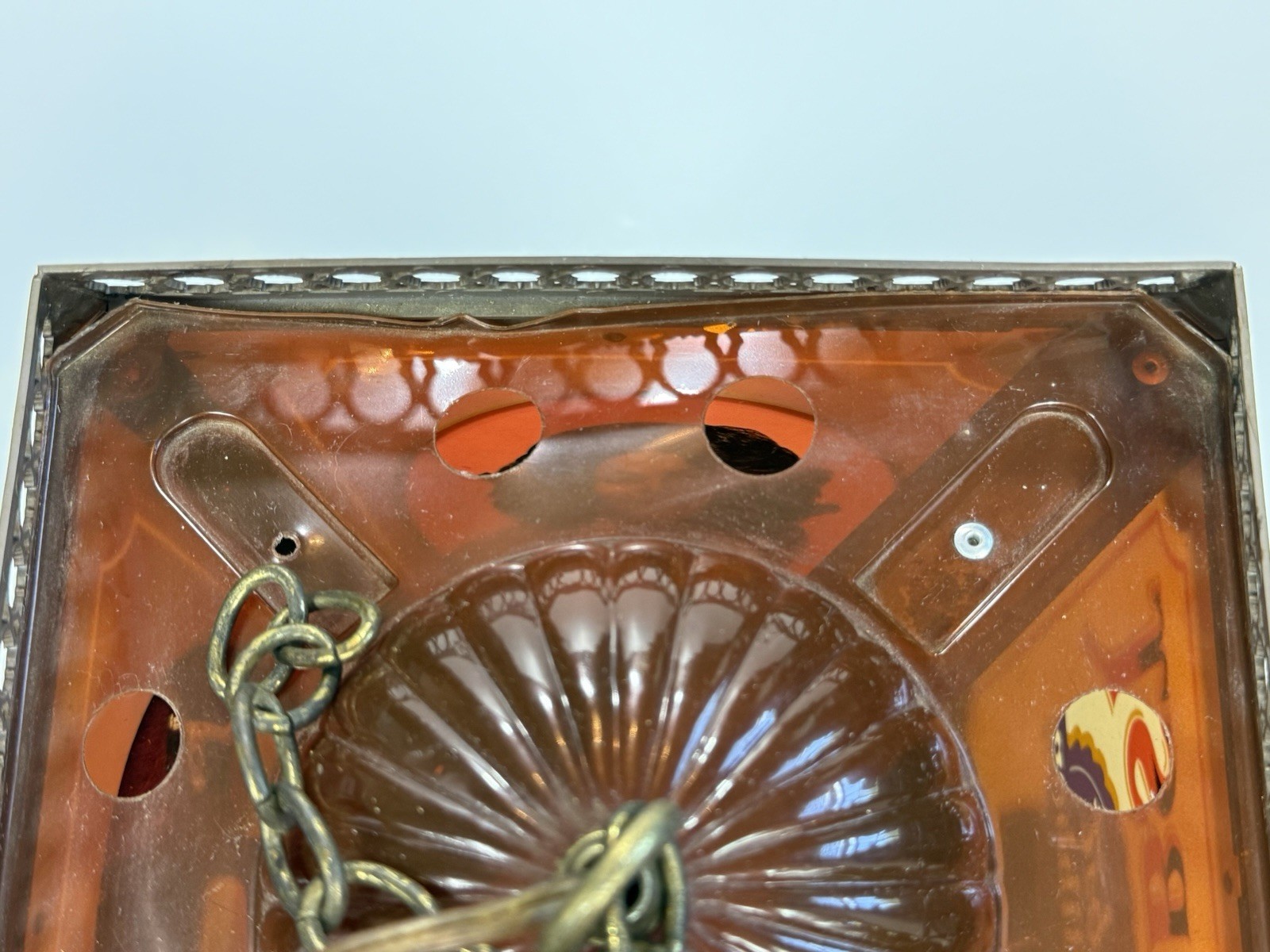 1960s Pabst Blue Ribbon Beer Rotating Hanging 4 Sided Light Motion Sign PBR