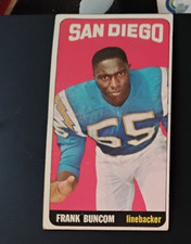 1965 Topps Football Frank Buncom Card #156 (see scan)