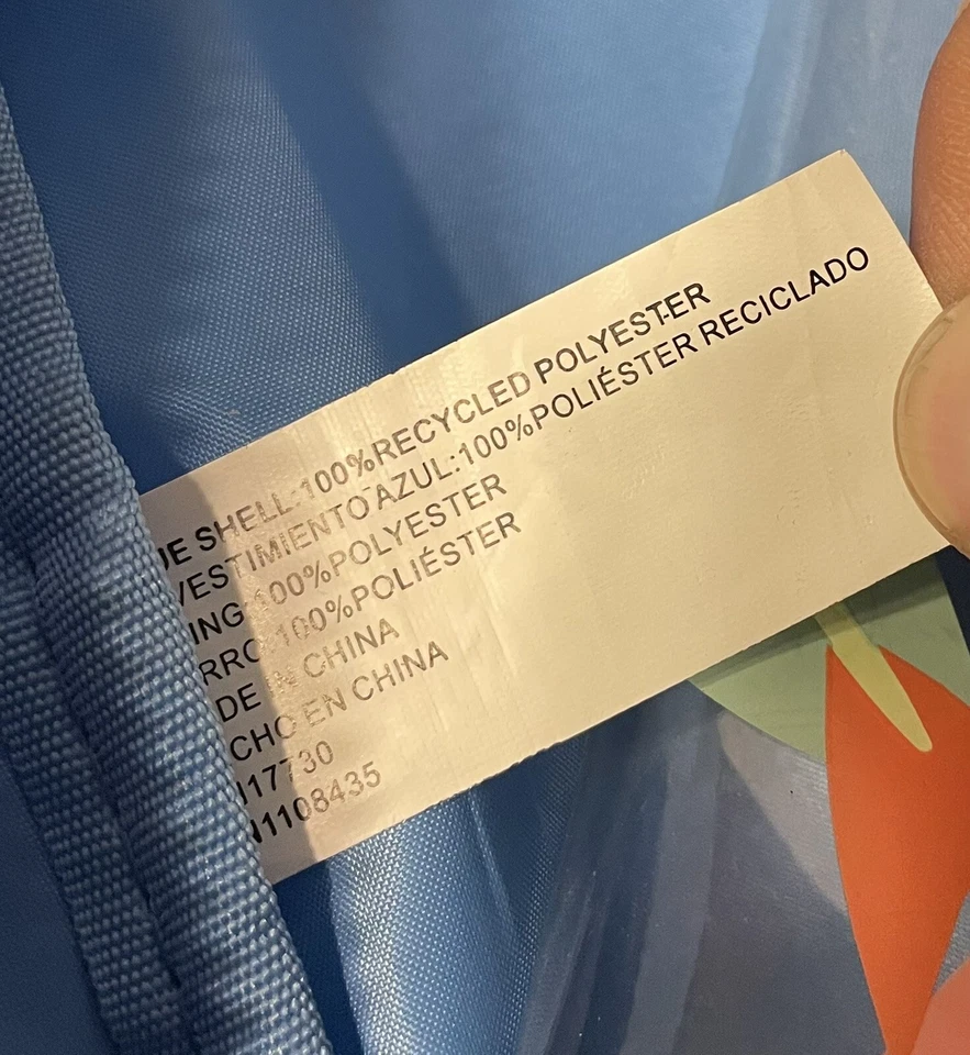 Boys Blue Adjustable Shark Mouth Fish Backpack One Size 11 in X 9 in - Image 4 of 4