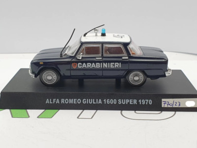 Alfa Romeo Giulia 1600 Super Carabinieri 1970 Edicola 1/43
