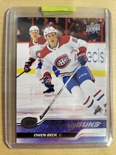 2023-2024 Upper Deck Young Guns Owen Beck #214 NHL Series 1 Montreal Canadien