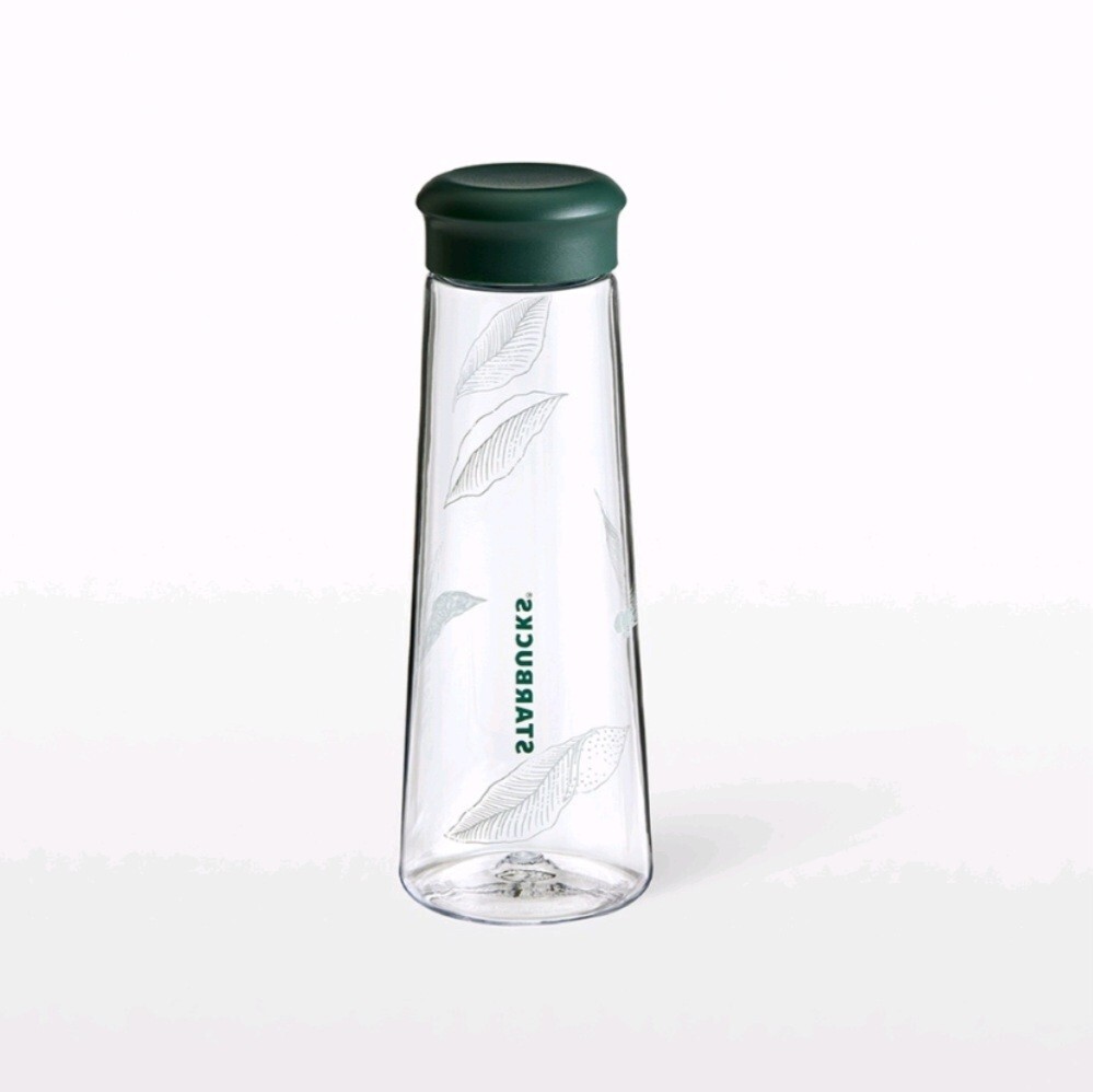 Starbucks Thailand Classic Green Lid Leaf Water Bottle 12oz Cup