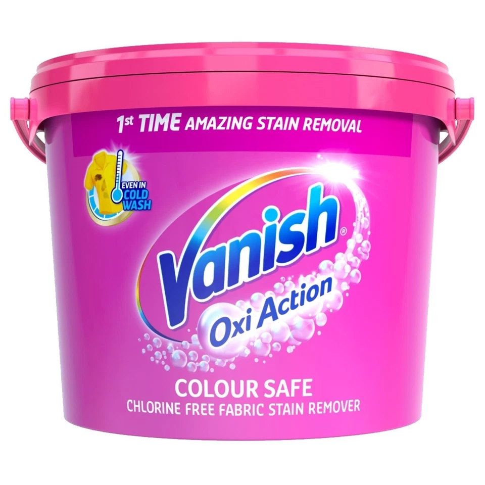 Vanish Oxi Action Fabric Laundry Stain Remover Powder Chlorine-Free 2.4kg