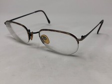LUXOTTICA MOD.1258 N155 Eyeglasses Frame Italy 53-16-135 Brown Tortoise VM82