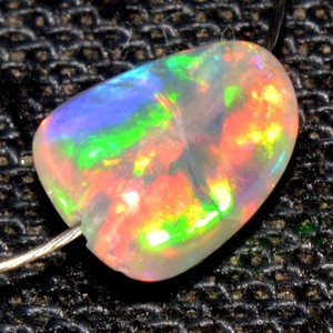 polished fire opal