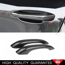 For Porsche 718 2016-21 Dry Carbon Fiber Exterior Side Door Handle Cover Trim 2*