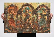 Luke Martin Dave Matthews Band DMB GOLD FOIL UNCUT Poster Gorge WA Sperry RARE