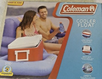 Coleman Small Cooler Pool Float 16/28 Quart 60 lb Capacity Snap-N-Stay System