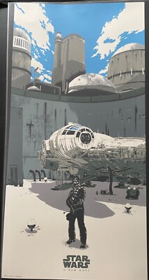 Star Wars: A New Hope by Raid71 Stored Flat Mint Condition 31/200 18'' x 36''