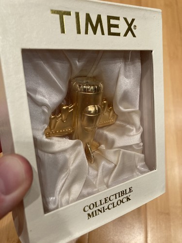 TIMEX Sammlerstück Mini-Uhr Flugzeug Vintage Brandneu - Bild 1 von 12