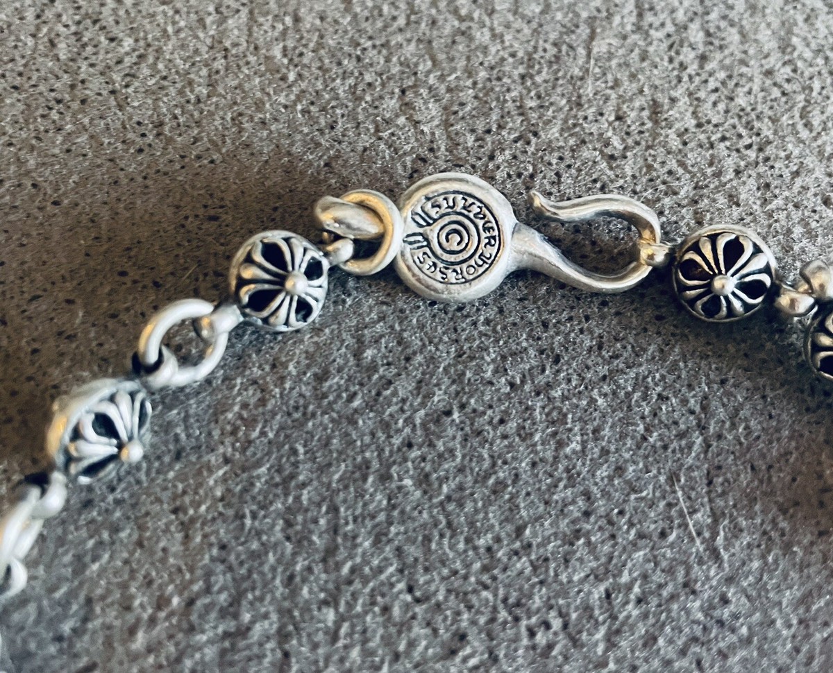 Chrome hearts clearance cross ball bracelet Chrome hearts clearance cross ball bracelet
