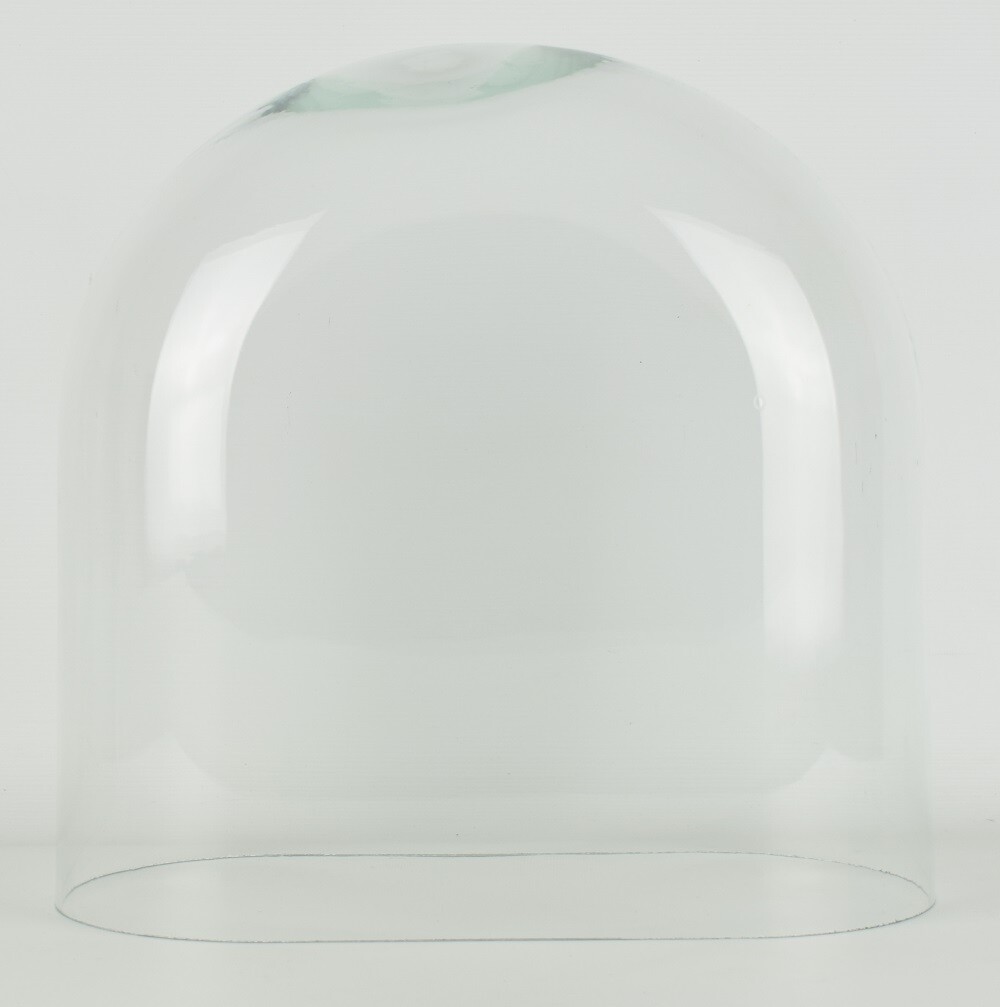Vintage Look Oval Glass Dome Height 50 cm x 39 x 22.5 cm