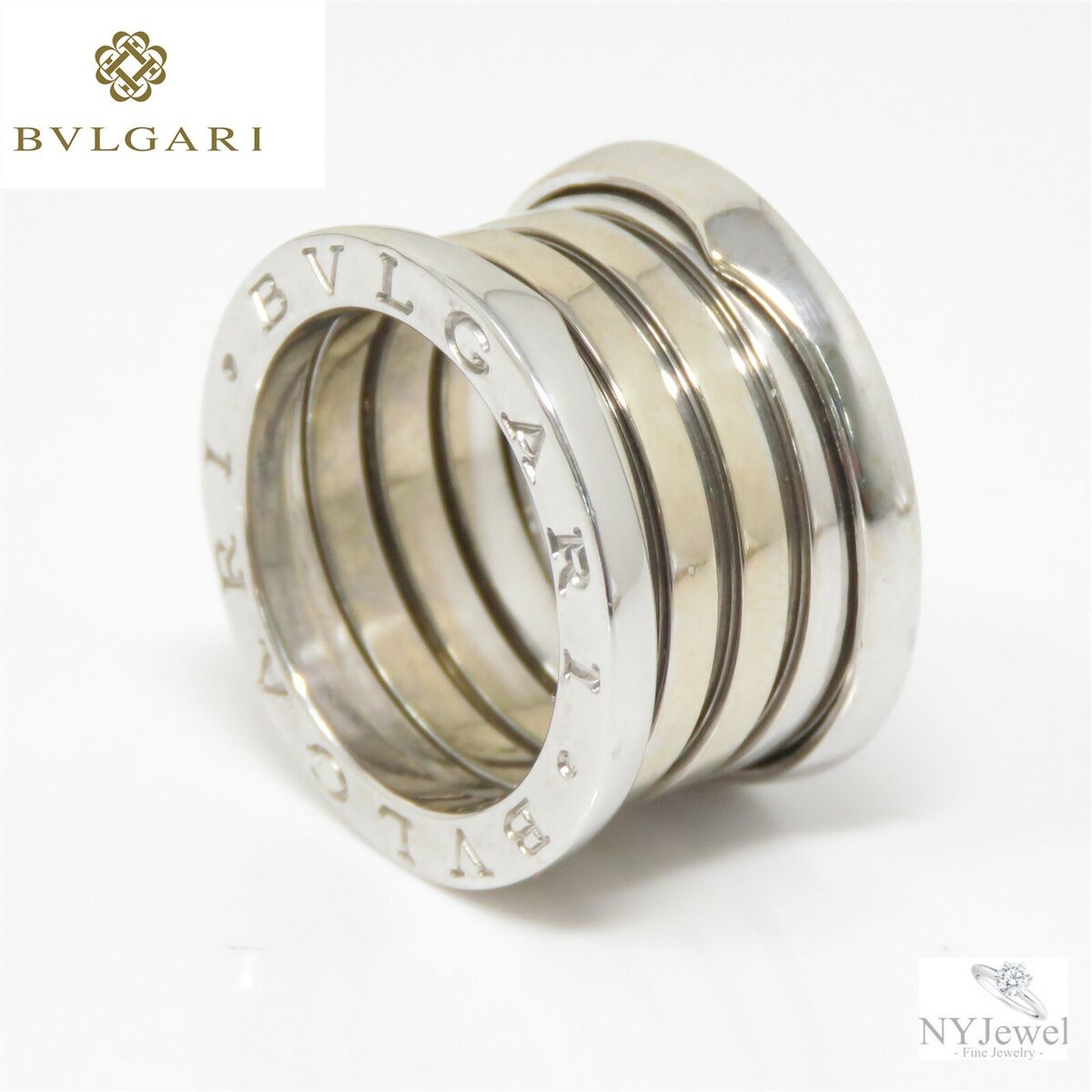 NYJEWEL BVLGARI BULGARI 18K White Gold B.Zero 5 Band Ring | eBay NYJEWEL BVLGARI BULGARI 18K White Gold B.Zero 5 Band Ring | eBay