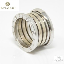 NYJEWEL BVLGARI BULGARI 18K White Gold B.Zero 5 Band Ring